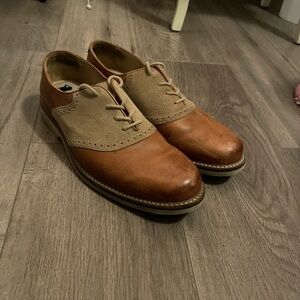 1901 Tan and Brown Oxford Shoes